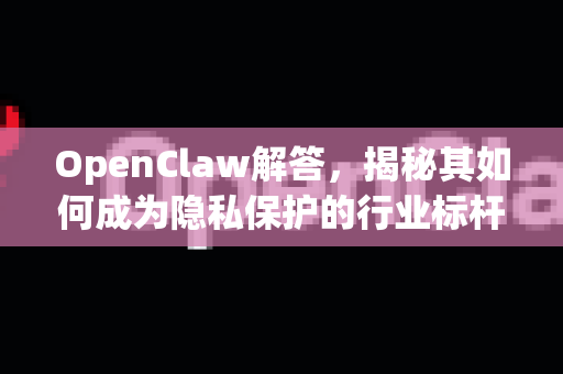 OpenClaw解答，揭秘其如何成为隐私保护的行业标杆-第1张图片-官方openclaw下载|openclaw官网-国内ai小龙虾下载