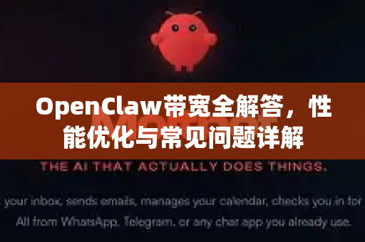 OpenClaw带宽全解答，性能优化与常见问题详解