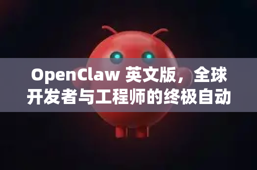 OpenClaw 英文版，全球开发者与工程师的终极自动化控制解决方案