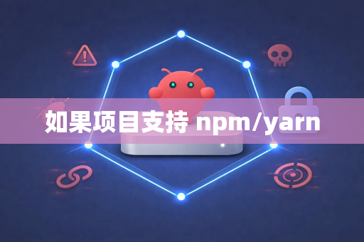 如果项目支持 npm/yarn