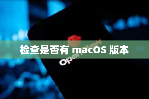 检查是否有 macOS 版本