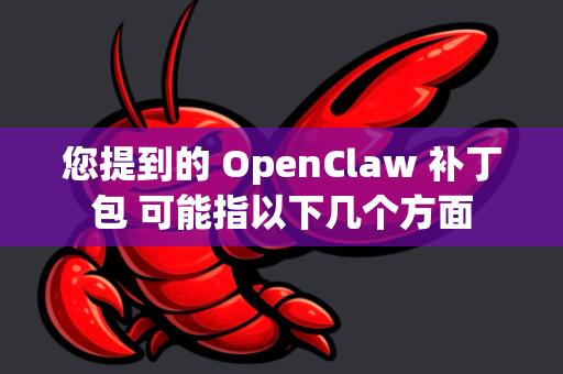 您提到的 OpenClaw 补丁包 可能指以下几个方面