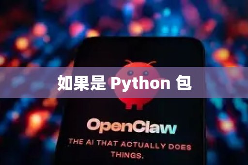 如果是 Python 包