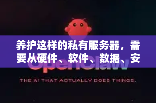 养护这样的私有服务器，需要从硬件、软件、数据、安全四个维度进行系统化维护。以下是详细的养护指南-第1张图片-官方openclaw下载|openclaw官网-国内ai小龙虾下载