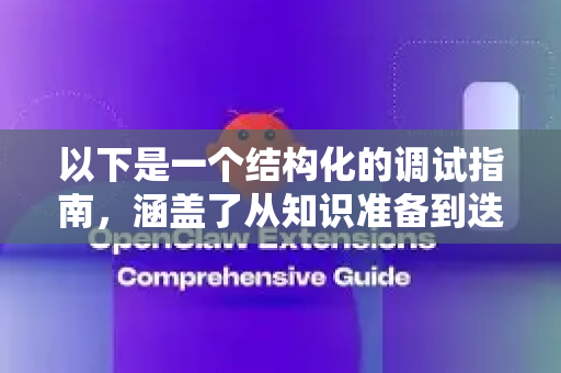 以下是一个结构化的调试指南，涵盖了从知识准备到迭代优化的全流程